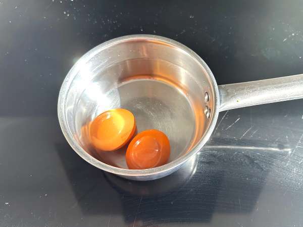 Mayonnaise med kogt ægprotein: let, velsmagende og oliefri - Forberedelse trin 1