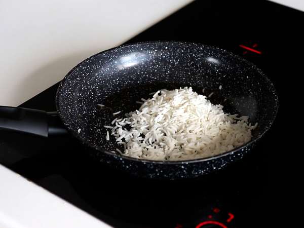 Omelet med sprøde ris og sojabønner, et krydret måltid, der er hurtigt og affaldsfrit! - Forberedelse trin 1