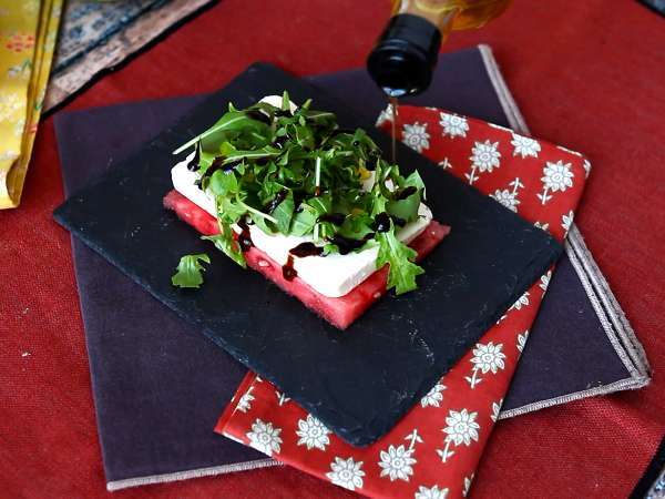 Rucola-sandwich med vandmelon og feta, sommerens friskeste virale opskrift! - Forberedelse trin 4