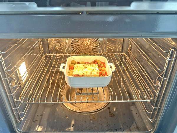 Bagt feta med tørrede tomater og oliven, middelhavsstil - Forberedelse trin 4