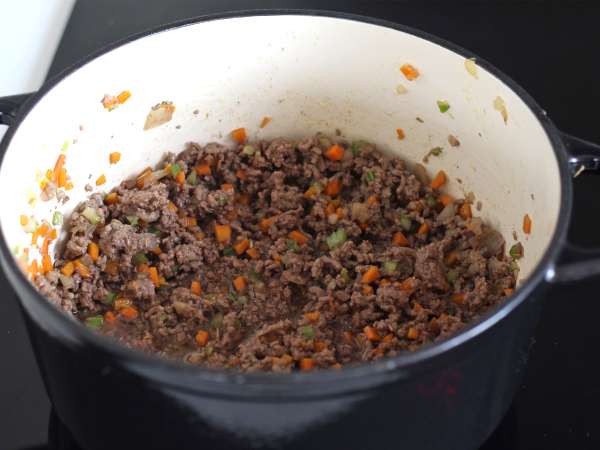 Hjemmelavet bolognese-sauce - ragù alla bolognese - Forberedelse trin 3