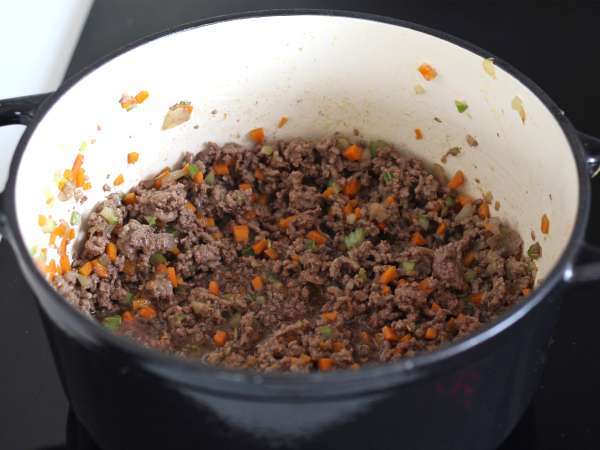 Pasta med bolognesesauce - tagliatelle al ragù alla bolognese - Forberedelse trin 3