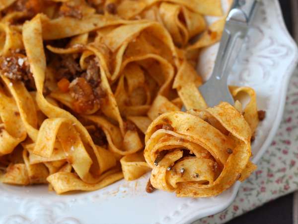 Pasta med bolognesesauce - tagliatelle al ragù alla bolognese - Forberedelse trin 9