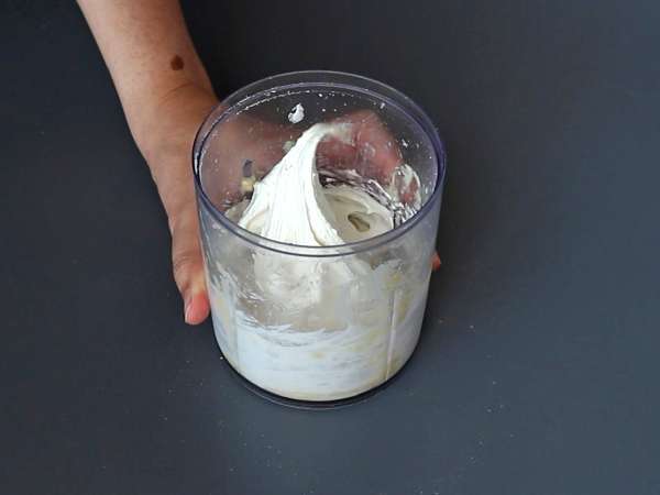 Vaniljevalleis med højt proteinindhold, hurtig og med 3 ingredienser! - Forberedelse trin 3