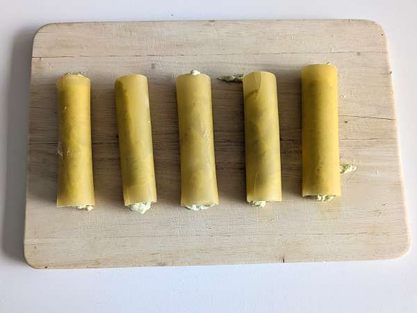 Cremet pestocannelloni i gratin: den nemme og velsmagende opskrift - Forberedelse trin 5