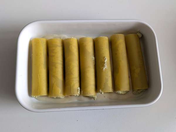 Cremet pestocannelloni i gratin: den nemme og velsmagende opskrift - Forberedelse trin 6