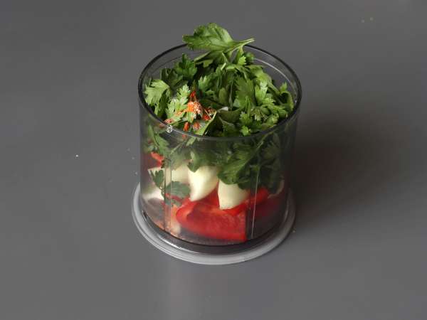 Lavash kebabspyd med tortillas, nemt at lave i airfryeren! - Forberedelse trin 1