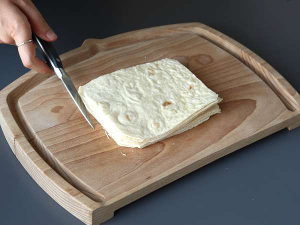 Lavash kebabspyd med tortillas, nemt at lave i airfryeren! - Forberedelse trin 4
