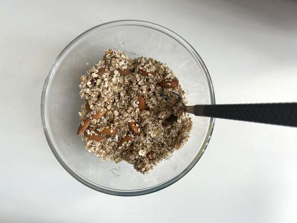 Granola express med airfryer, så din morgenmad bliver sprød - Forberedelse trin 3