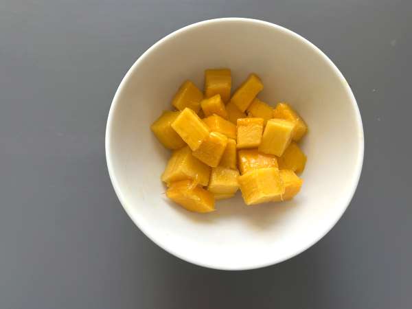 Mango bingsu, den lækre koreanske dessert med mango, der er et hit over hele verden - Forberedelse trin 6