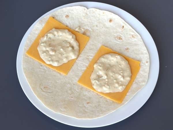 Big Mac-agtige wraps, hurtige, praktiske og økonomiske - Forberedelse trin 4