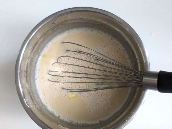 Abrikos-clafoutis med Air Fryer - Forberedelse trin 3