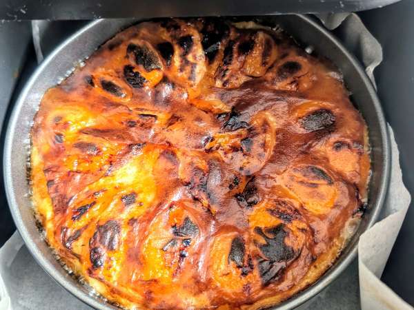 Abrikos-clafoutis med Air Fryer - Forberedelse trin 7