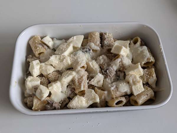 Pasta al forno ai funghi: den perfekte cremede og trevlede opskrift til efteråret - Forberedelse trin 8