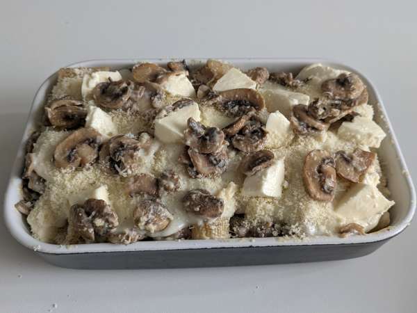 Pasta al forno ai funghi: den perfekte cremede og trevlede opskrift til efteråret - Forberedelse trin 9