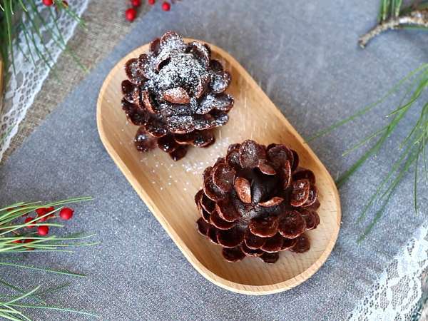Forvandl din brownie til en chokoladepinecone! - Forberedelse trin 7