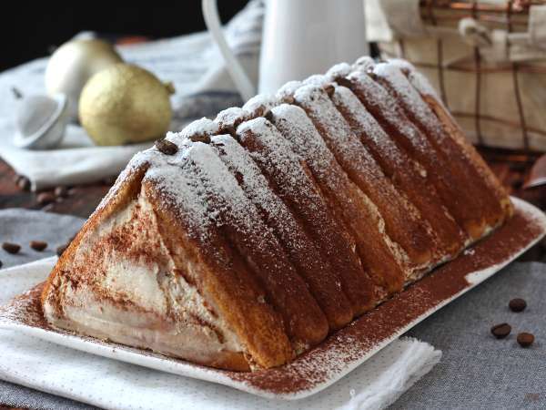 Tiramisu-formet træstamme uden form til kaffeelskere - Forberedelse trin 10