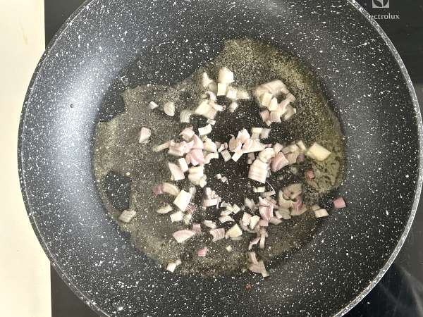 Kartoffelgratin med svampe - Forberedelse trin 4