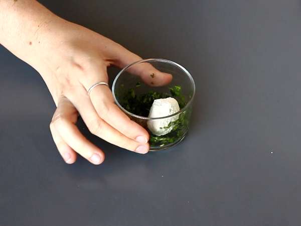 Ostekugler til aperitif - Forberedelse trin 4