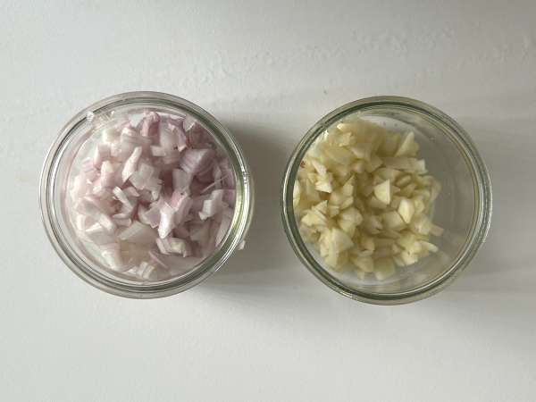 Spinat- og svampeflan - Forberedelse trin 2