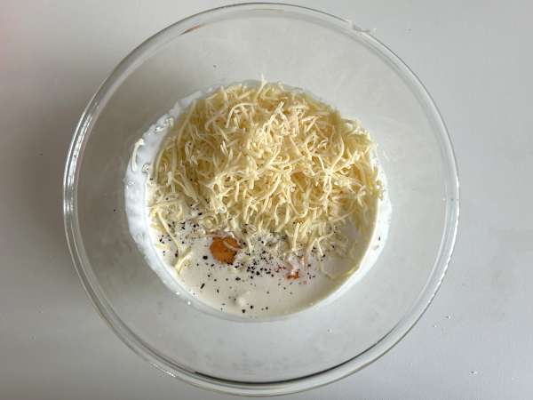 Spinat- og svampeflan - Forberedelse trin 8