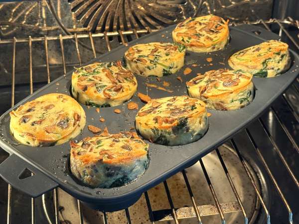 Spinat- og svampeflan - Forberedelse trin 11