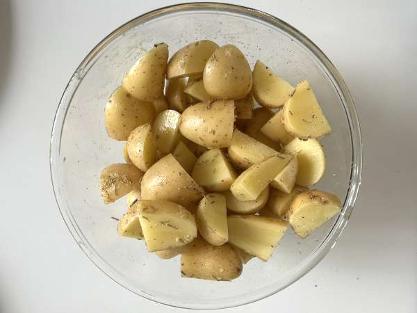 Sprød, smeltende gedeostklump paneret med Air Fryer: absolut komfort! - Forberedelse trin 1