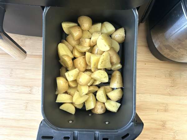 Sprød, smeltende gedeostklump paneret med Air Fryer: absolut komfort! - Forberedelse trin 2