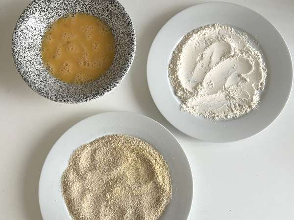 Sprød, smeltende gedeostklump paneret med Air Fryer: absolut komfort! - Forberedelse trin 3