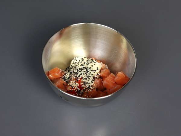 Asiatiske tacos: laksetatar i rischips - Forberedelse trin 4