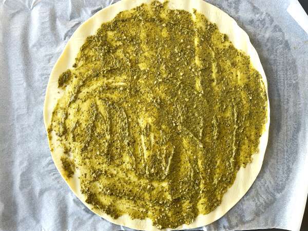 Mozzarella pesto butterdej med air fryer, klar på 15 minutter! - Forberedelse trin 1