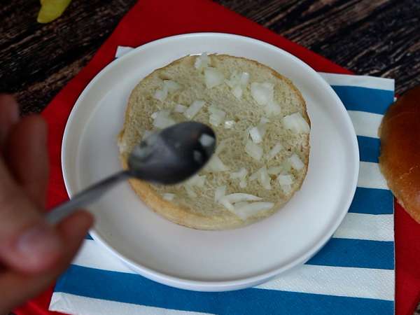 Cheeseburger, den berømte burger, som alle elsker! - Forberedelse trin 3