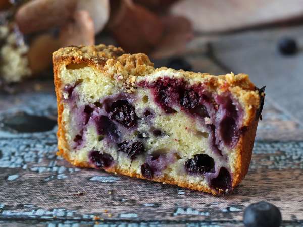 Blueberry crumble cake: Kagen, der kombinerer fondant, blødhed og sprødhed! - Forberedelse trin 9