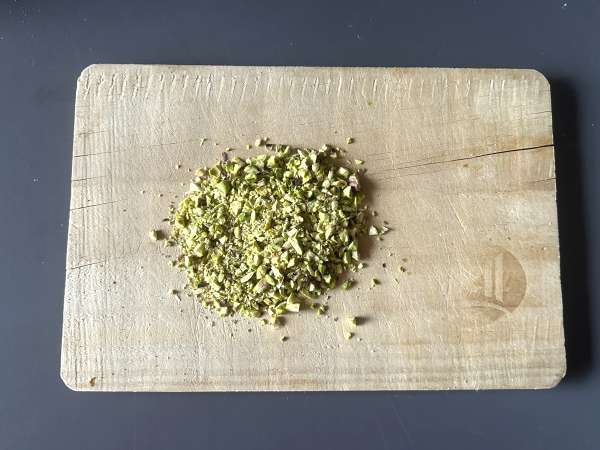 Soletillahjerter med chokolade- og pistacieovertræk - Forberedelse trin 1