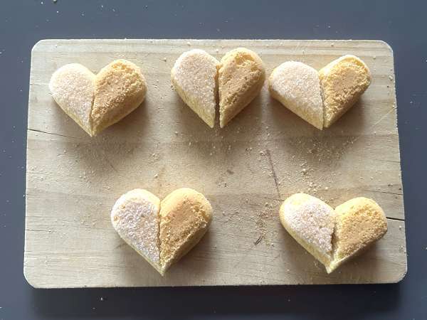 Soletillahjerter med chokolade- og pistacieovertræk - Forberedelse trin 4