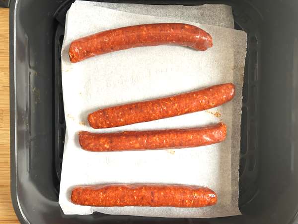 Hvordan tilbereder man merguez-pølser i en airfryer? - Forberedelse trin 1