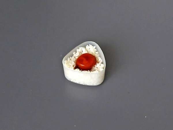 Onigiri med æggeblommer konserveret i sojasauce - Forberedelse trin 5