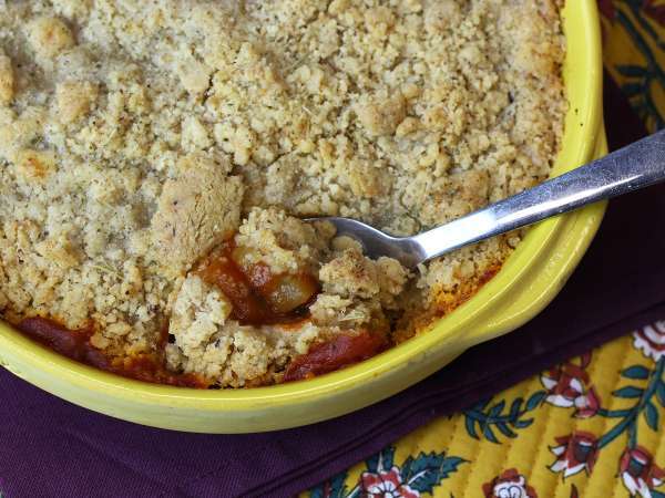 Ratatouille crumble, en hurtig og nem ret, du vil elske! - Forberedelse trin 7
