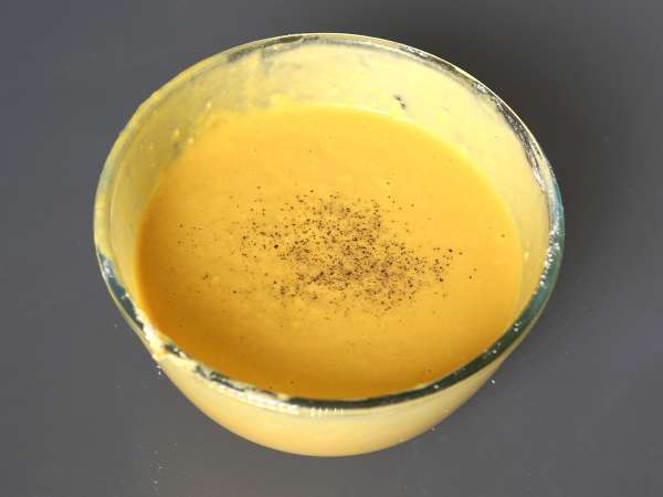 Krydret skinke- og feta-brownie med græskar: den perfekte opskrift til genbrugssuppe! - Forberedelse trin 1