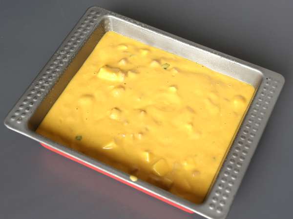 Krydret skinke- og feta-brownie med græskar: den perfekte opskrift til genbrugssuppe! - Forberedelse trin 3