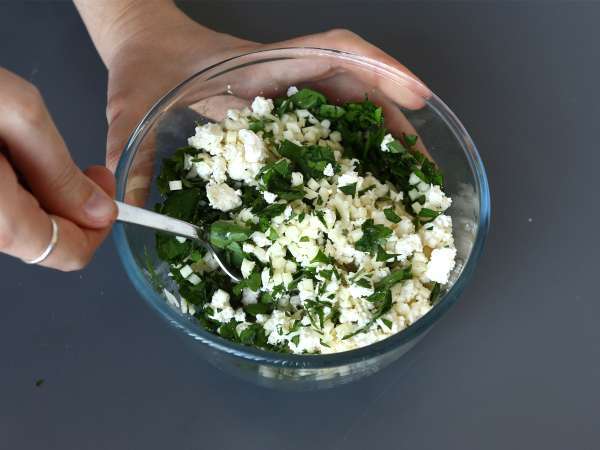 Hjemmelavede libanesiske rikakats - air fryer cooking - Forberedelse trin 1