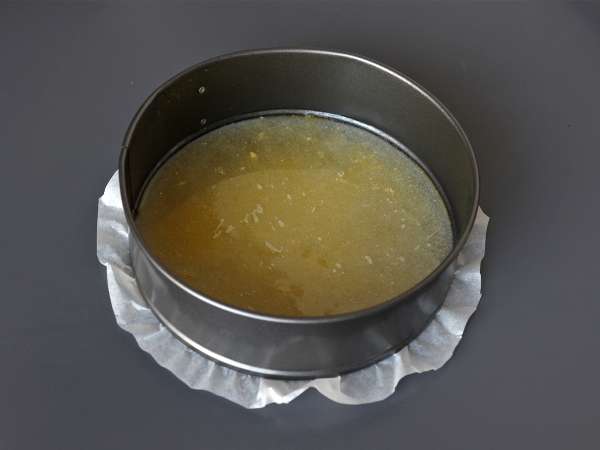 Ekstra fondant banankage med hovedet nedad - Forberedelse trin 1