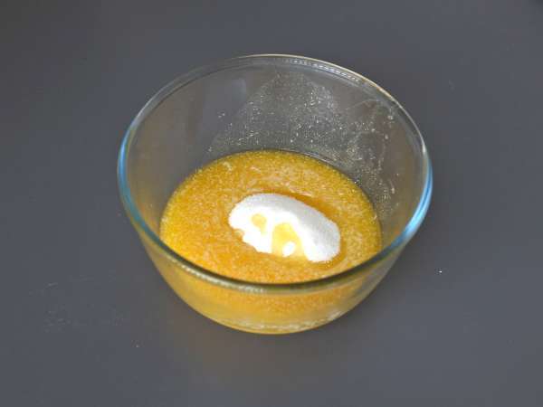 Ekstra fondant banankage med hovedet nedad - Forberedelse trin 3