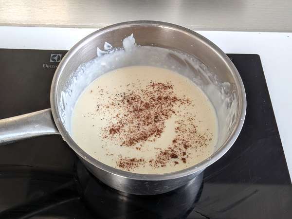 Lakselasagne med burrata og cremede, sprøde pistacienødder - Forberedelse trin 4