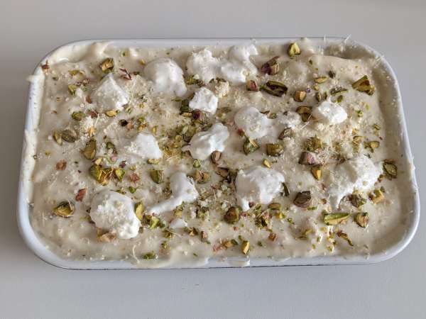 Lakselasagne med burrata og cremede, sprøde pistacienødder - Forberedelse trin 7