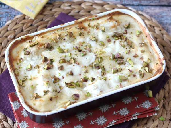 Lakselasagne med burrata og cremede, sprøde pistacienødder - Forberedelse trin 9