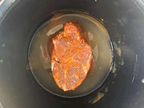 Pulled pork i Cookeo - Forberedelse trin 3