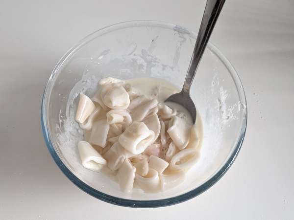 Blæksprutteringe i luftfryser sprøde og lette - Forberedelse trin 4