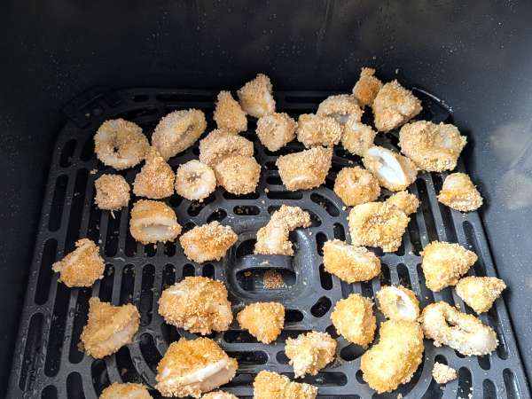 Blæksprutteringe i luftfryser sprøde og lette - Forberedelse trin 7