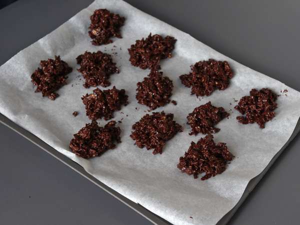 Chokolade Pringles i sandroser - Forberedelse trin 4